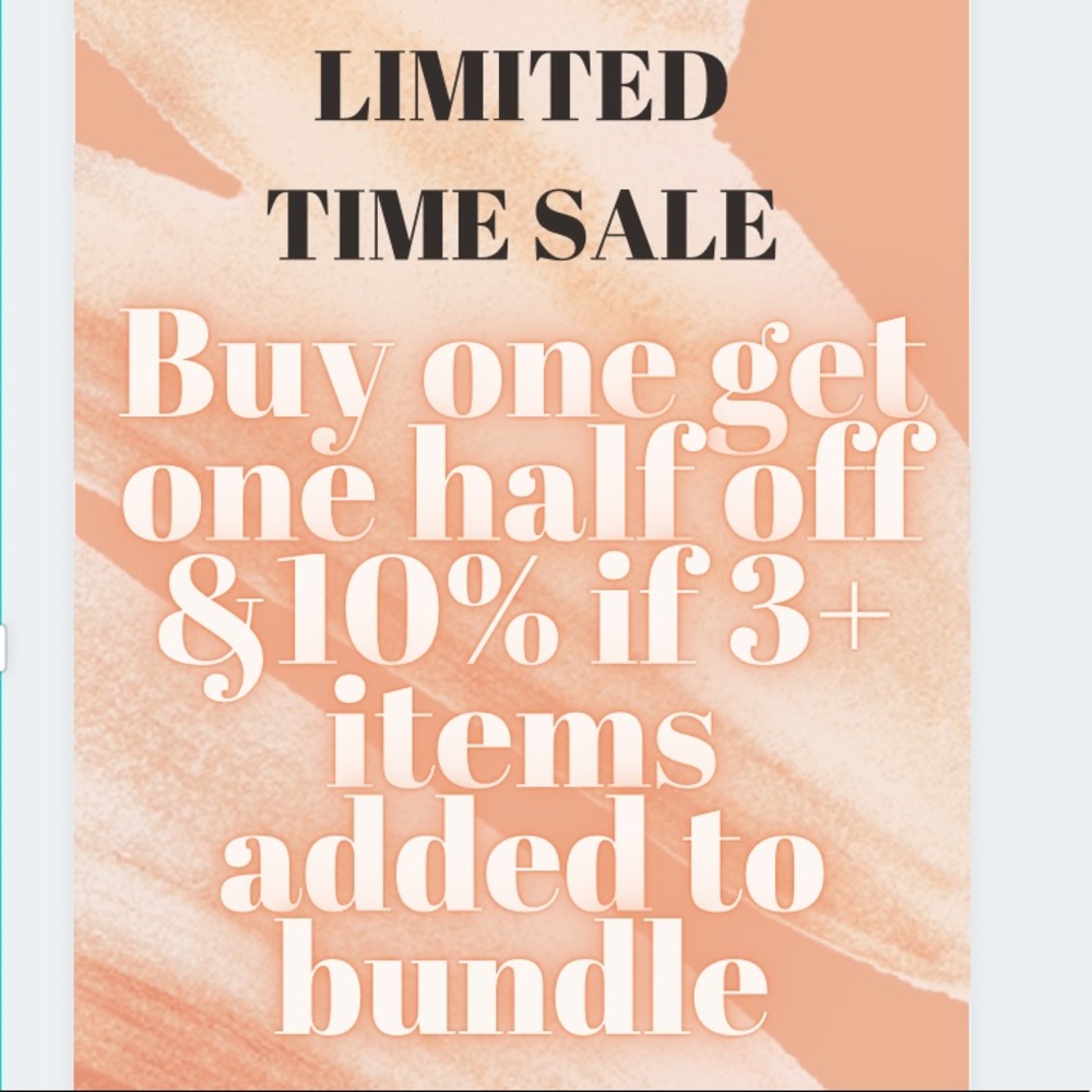 LIMITED SALE